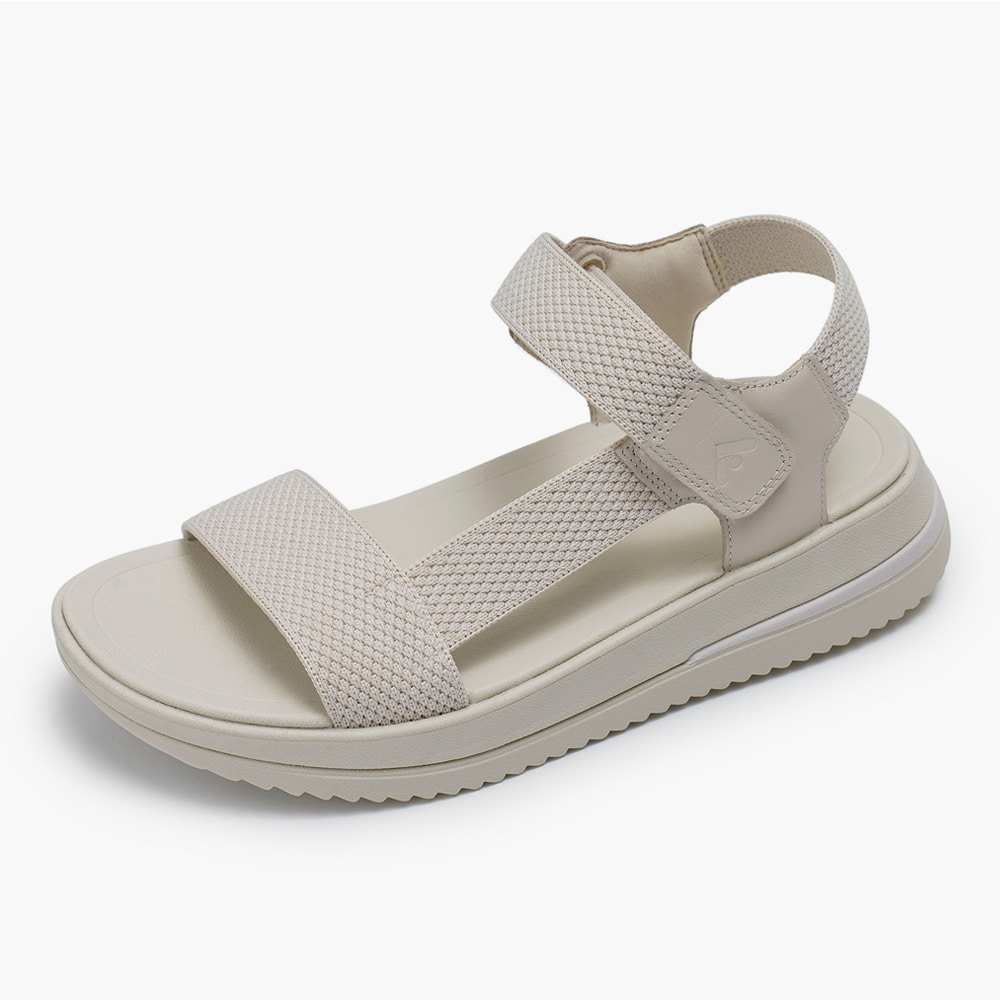 SURFF TWO-TONE WEBBING/LEATHER BACK-STRAP SANDALS 샌들 (womens) HK1-A99